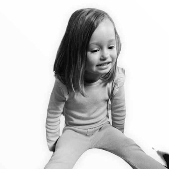 ZARA Kids | Pink | RUFFLED RIB BODYSUIT SHIRT - Picture 4 of 6